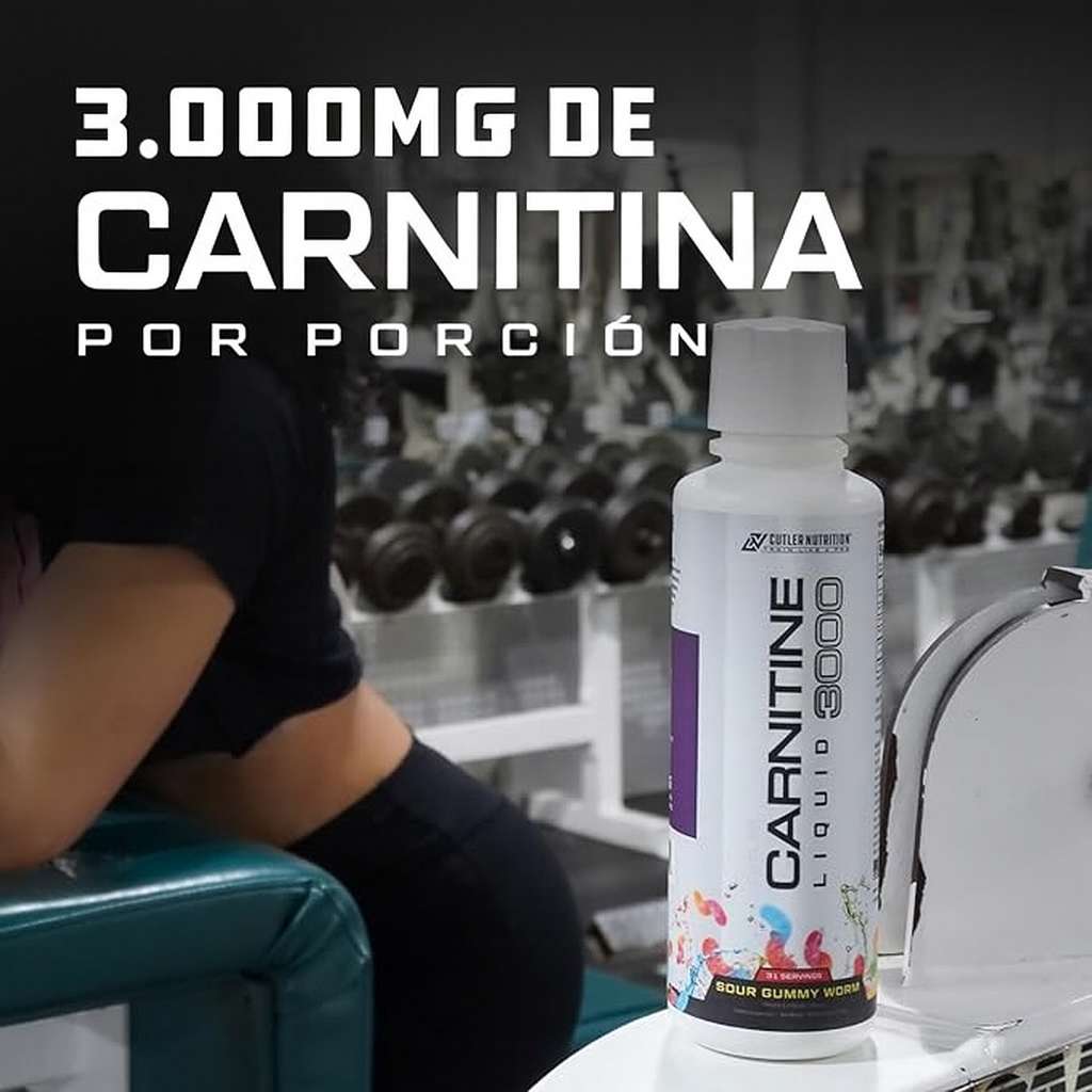 Suplemento líquido de L-Carnitina 3000 de Cutler Nutrition